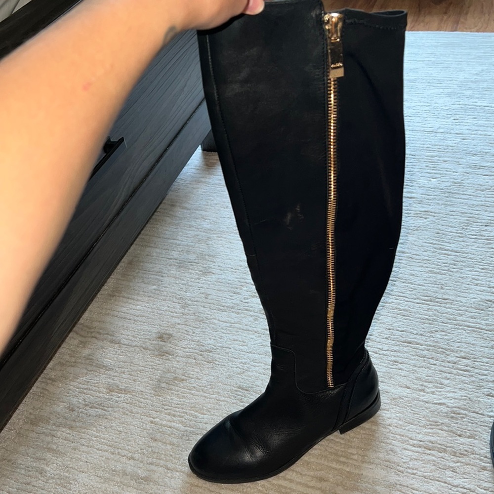 Black tall Aldo boots